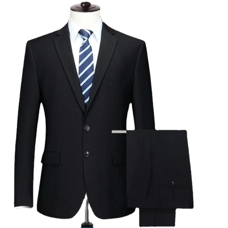 

Mens black colour suit set high quality blazer very big dress suit wedding very large plus sizeXL 2XL 3XL 4XL 5XL 6XL 7XL 8XL