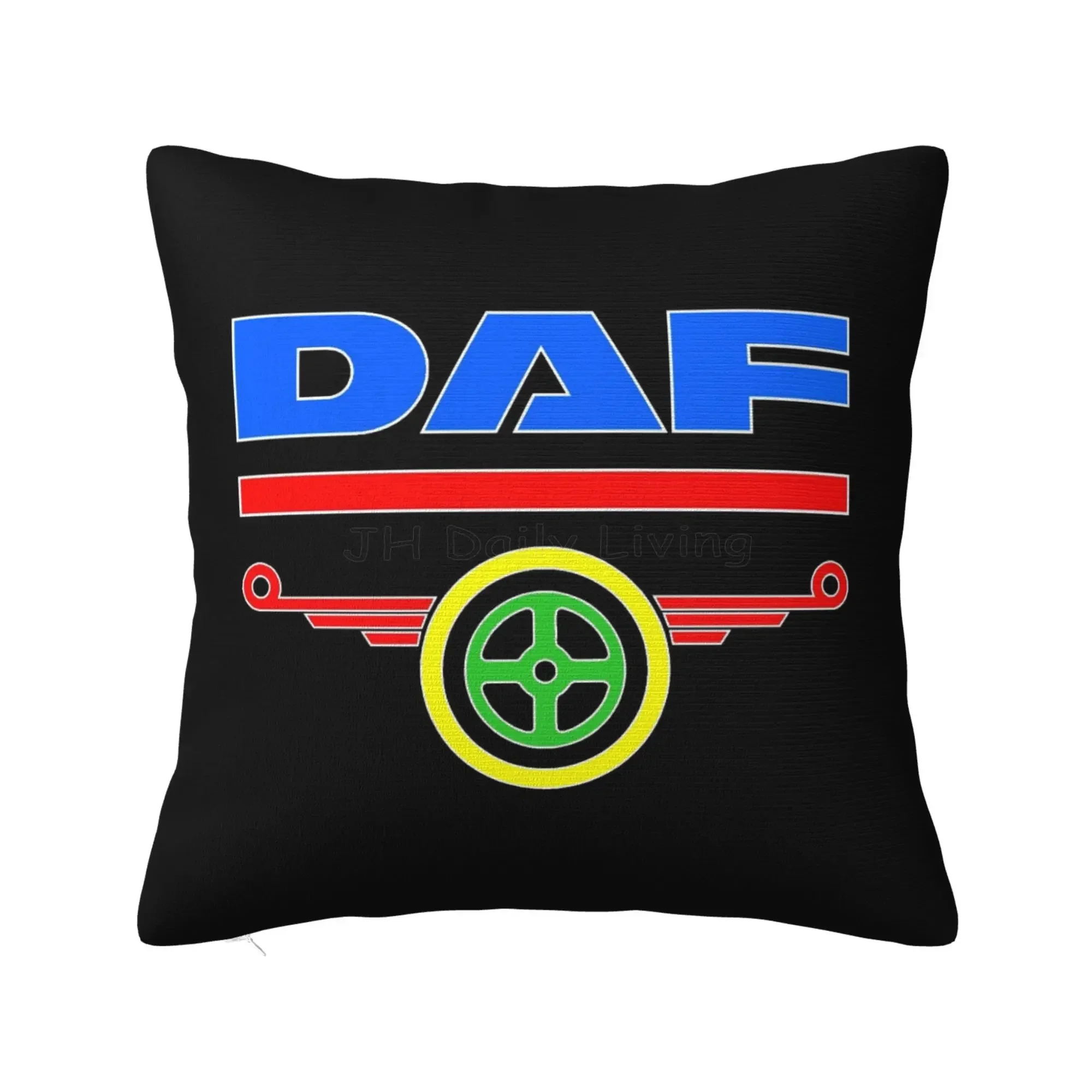 

Наволочка для подушки из грузовика DAF, двухсторонняя наволочка для диванной подушки с 3D принтом для гостиной, дома, кровати, дивана, автомобильная наволочка, Украшение 18x18 дюймов