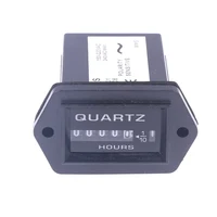 1PC 6 Digits 220V AC Hour Meter,Complete Sealed Quartz Timer Counter 12v-36v dc ac 110v 220v 2