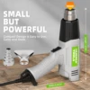 Heat Gun 1500W-1800W  Electric Heat Air Gun With LCD Temperatures Adjustable Thermal Blower Shrink Wrapping Construction Drye 2
