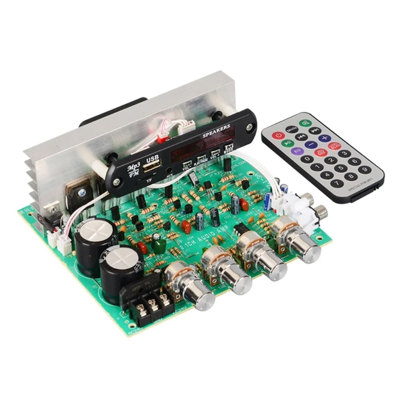 

DX-2.1 2.1CH Bluetooth-compatible Amplifier Module Plate Power AMP Board 80Wx3 F0T1