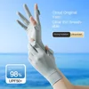 Sun Protection Gloves for Women Summer Thin Non-slip Anti-UV Breathable Original Yarn Touch Screen Riding Sun Protection Gloves 1