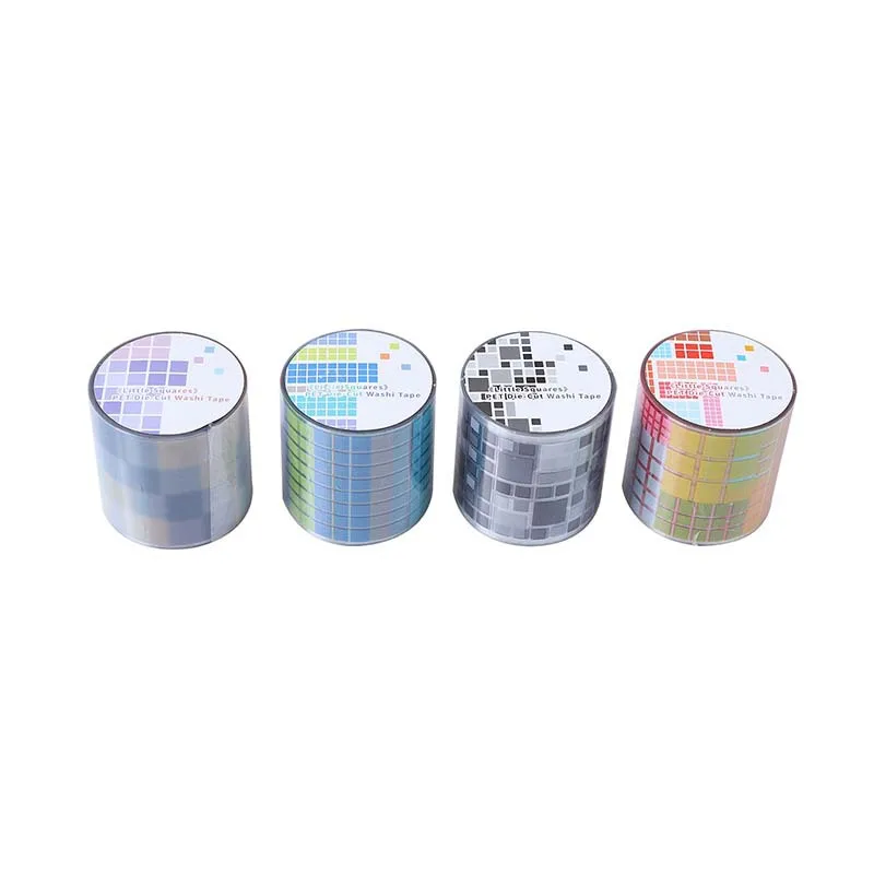 1pcs/1lot 장 접착 테이프 작은 사각형 애완 동물 DIY 종이 스크랩북킹 일본어 스티커