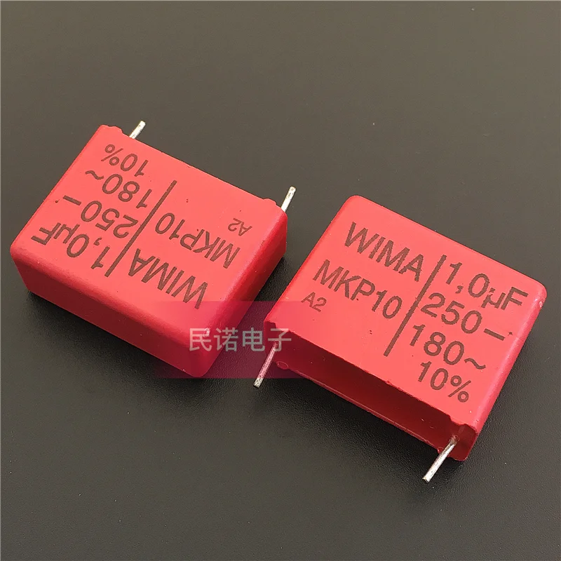 German WIMA Film Capacitor MKP10 250V 1UF 1.0UF 250V 105 Pitch 22.5mm Audio passive capacitor 5/10/50pcs