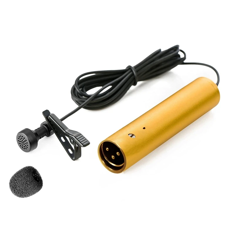 

GAM-LV6 кардиоидный всенаправленный конденсаторный микрофон XLR с 8,3 мм зажимом для крышки микрофона работает от 48 В