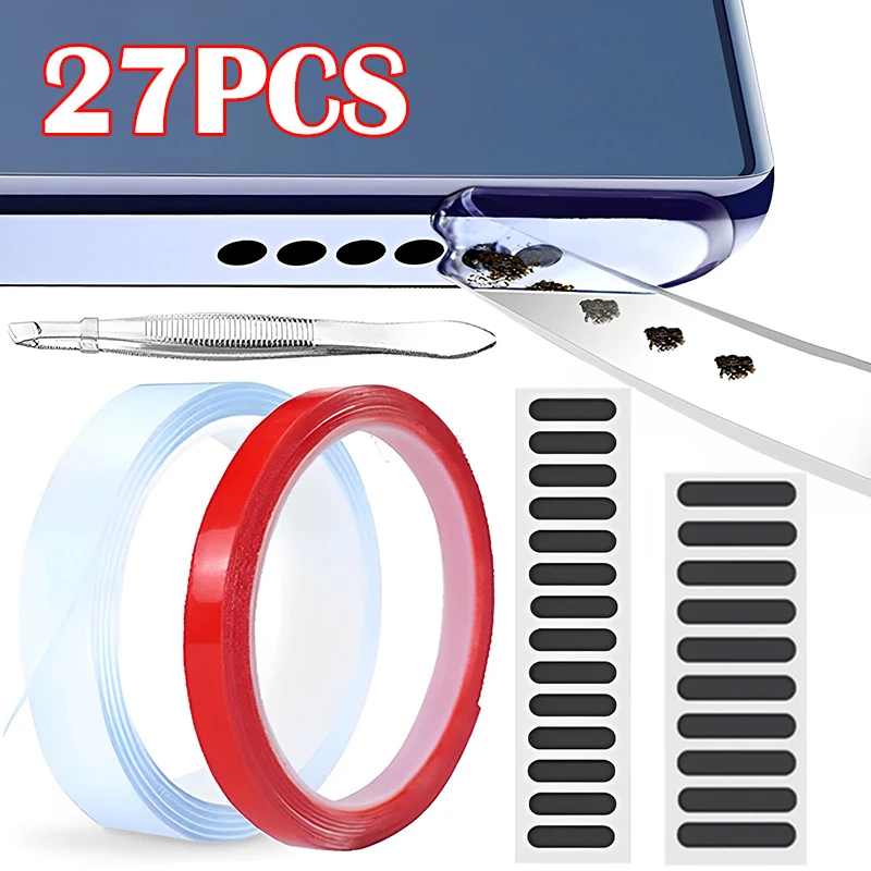 Universal Mobile Phone Hole Dust Remover Dust Remover Altoparlante Dust Sticker Per Iphone 14 Pro Airpods Huawei Xiaomi Cleaning Kit