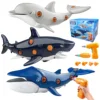 new Assemble Marine Animal Toy for Fine Motor Skills Take Apart Marine Animal Toy Educational Building Set with Electric Drill 1