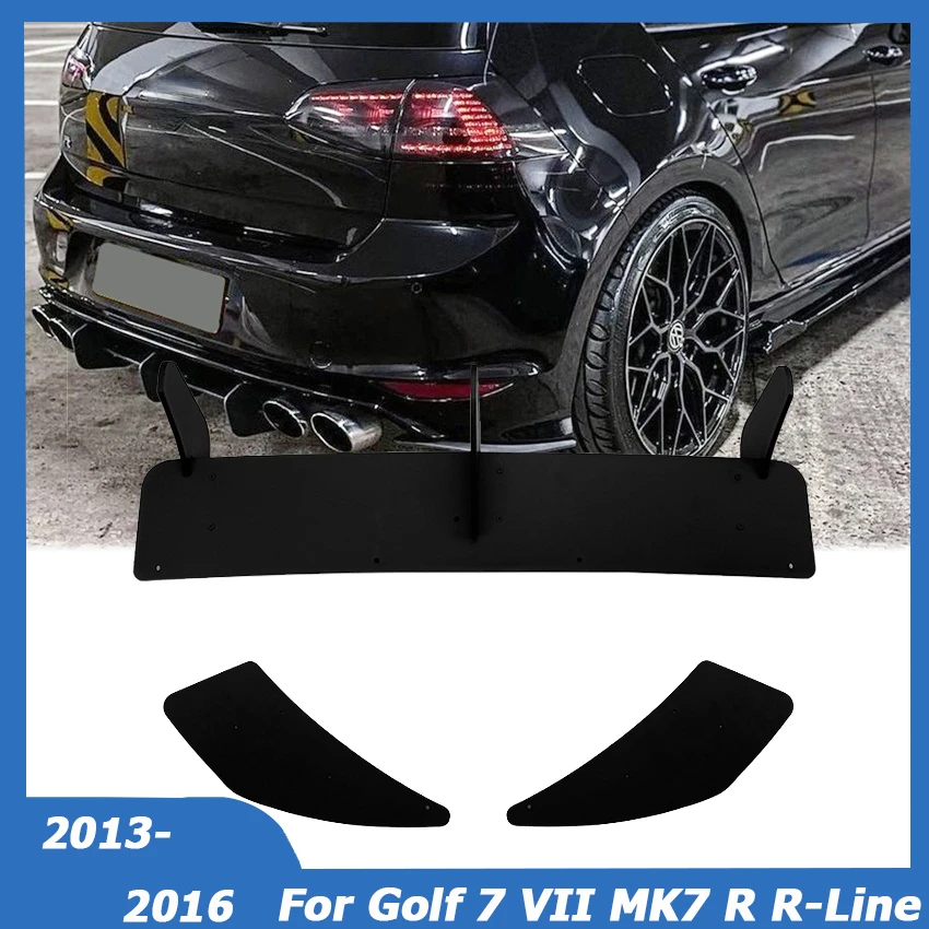 Rear Bumper Diffuser Side Splitters Spoiler Deflector Body Kit For Vw