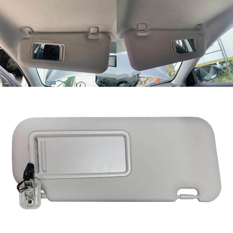 Visiera Parasole Sostitutiva Per Auto Beige Con Specchio - Compatibile Con Elantra 2011-2015 - OE 852103X000TX (Lato Destro) - 3