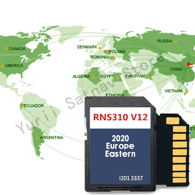 Rns310 East Ost Europa 2020 Navigation Gps Sat Nav Map Version For