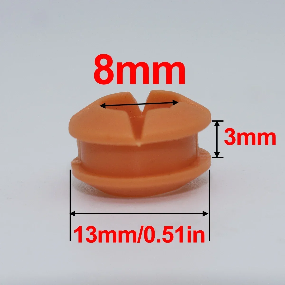 GM Transmission Linkage Bushing MOXRUQ 2-PC Transmission Shift Cable Bushing Kit - Orange Rubber Linkage Bushings Transmission Shift Bushing