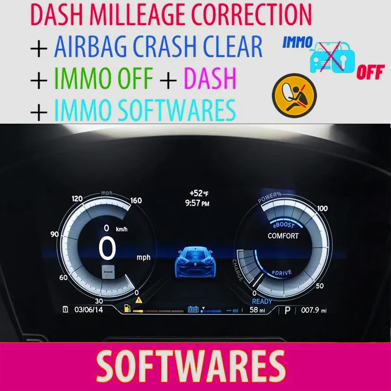 

IMMOFF для всех автомобильных инструментов бренды всего 32 Гб посылка программное обеспечение Ecu коррекция MILLEAGE + airbagамортизация чистая + DASH + IMMO программное обеспечение