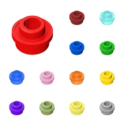 50 - Pack Round 1x1 Open Stud Bricks for Creative Building Projects (Mixed color)