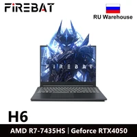 FIREBAT H6 16 Inch Geforce RTX 4050 AMD Ryzen7 7435HS  DDR5 165Hz FHD Wifi6 BT5.1 16GB 512GB Gaming Gamer Notebook Laptop 1