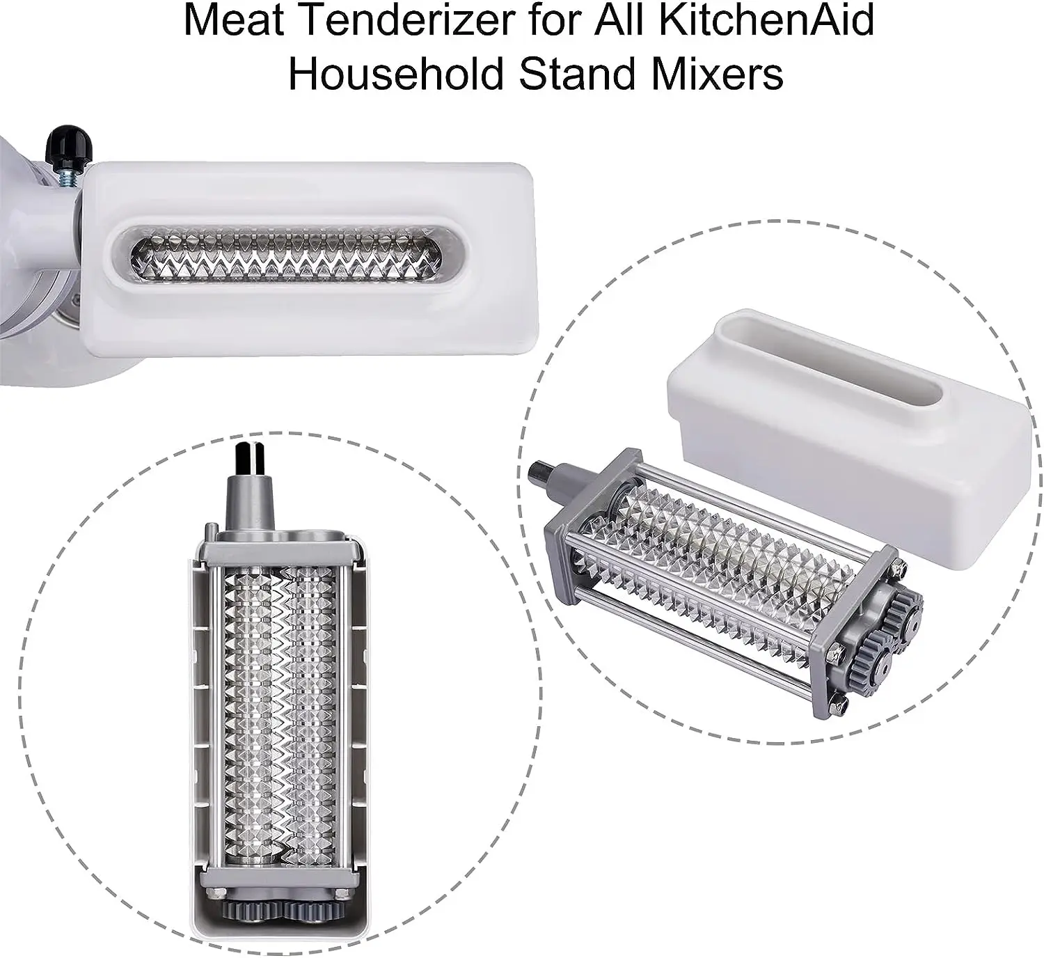 Meat Tenderizer Attachment for All KitchenAid Household Stand Mixers- Mixers  Accesssories Meat Tenderizers - AliExpress
