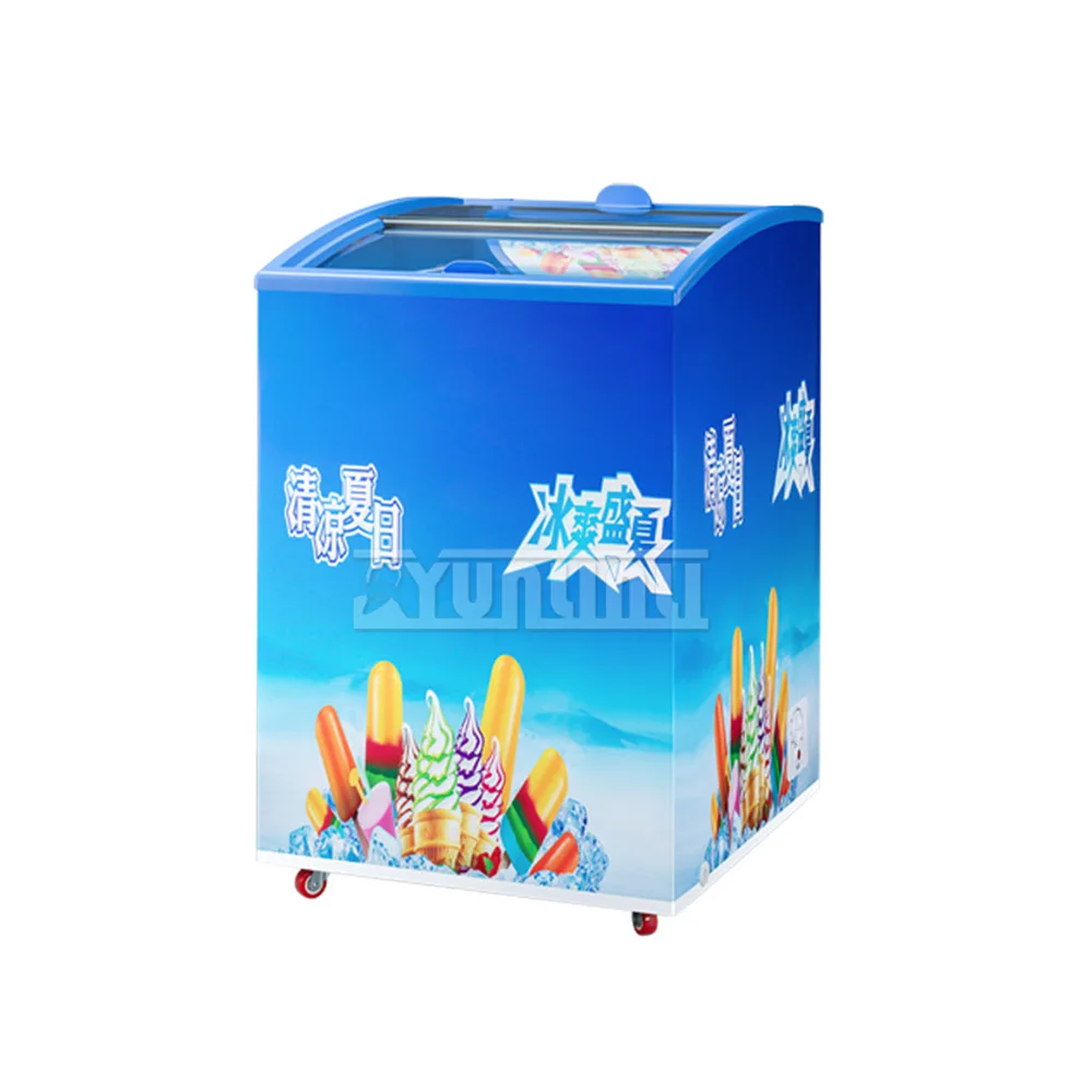 Commercial Refrigerator Cabinet Freezer Household Small Ice Cream Cabinet Kitchen Refrigerator Freezer Refrigeracion