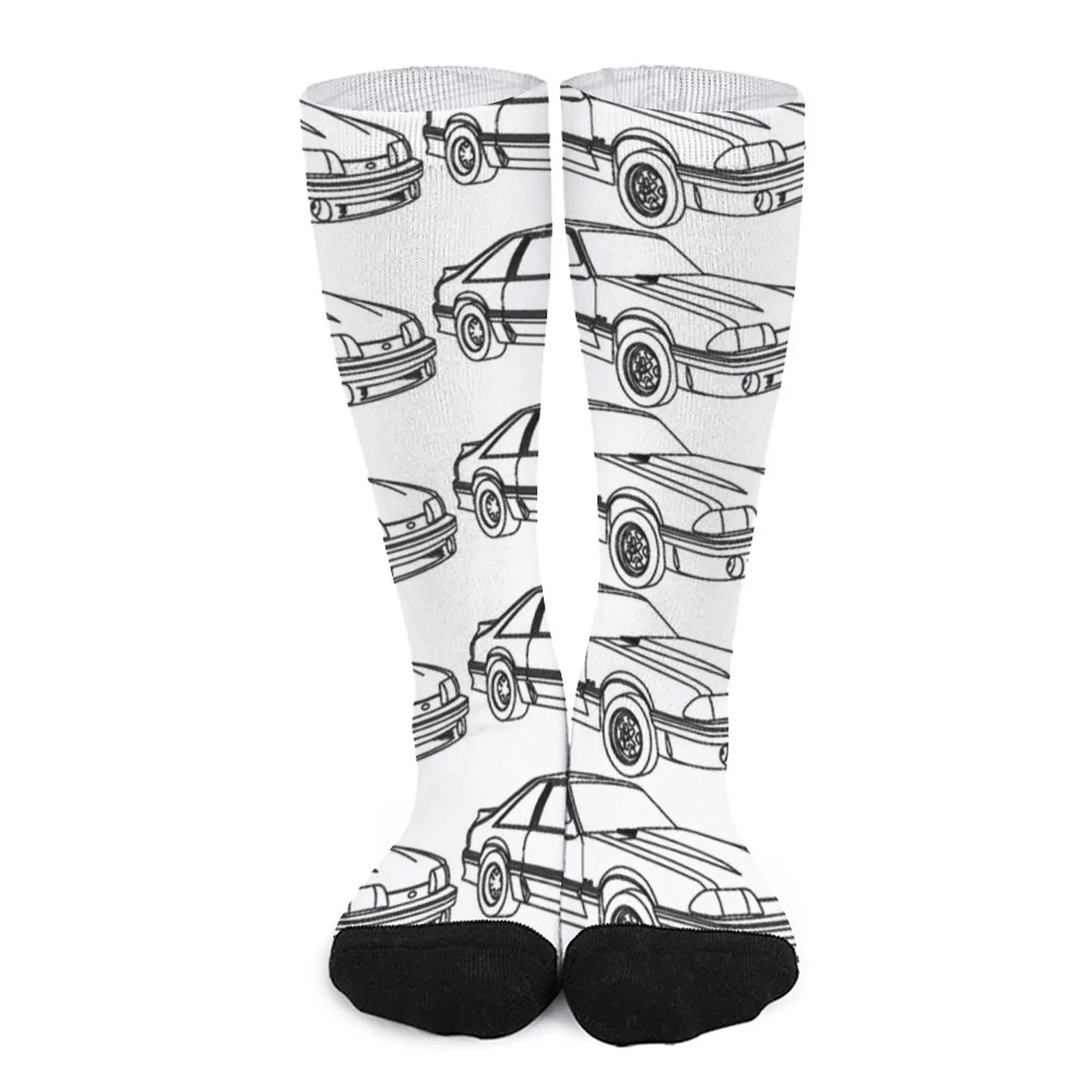 Fox Body Ford Mustang Socks ankle socks Antiskid soccer socks Men's winter socks