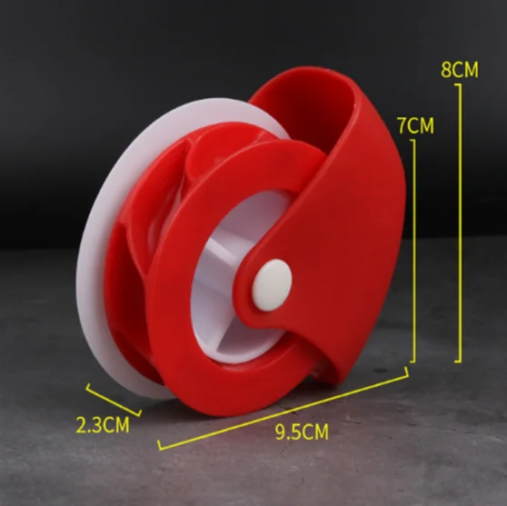 Kitchen Pizza Pastry Lattice Cutter Pastry Pie Decor Cutter Plastic Wheel Roller for Pizza Pastry Pie Crust Baking Cutter Tools 