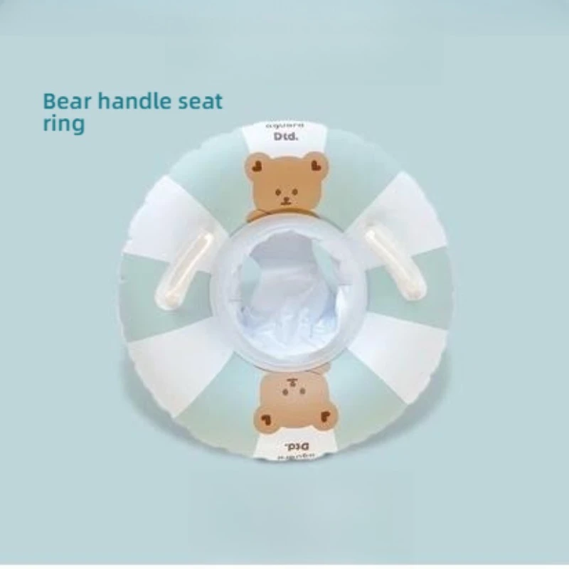 Baby Swimming Float Ring Toy Inflatable Swim Ring Floating Safty Seat with Canopy Kid Summer Water Pool Play Equipment Beach Toy