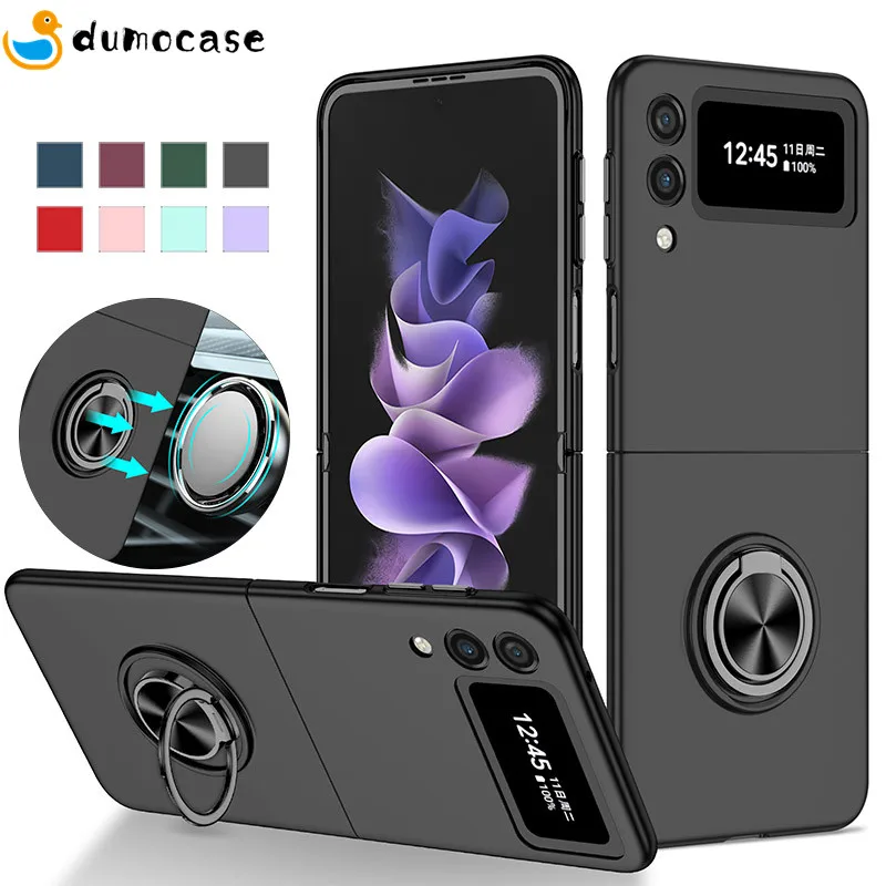 Custodia Per Supporto Ad Anello Magnetico Antiurto Armor Per Samsung Galaxy Z Flip 3 Z Flip 4 5G Samsung Z Flip3 Z3 Z Flip 1 2 Flip3