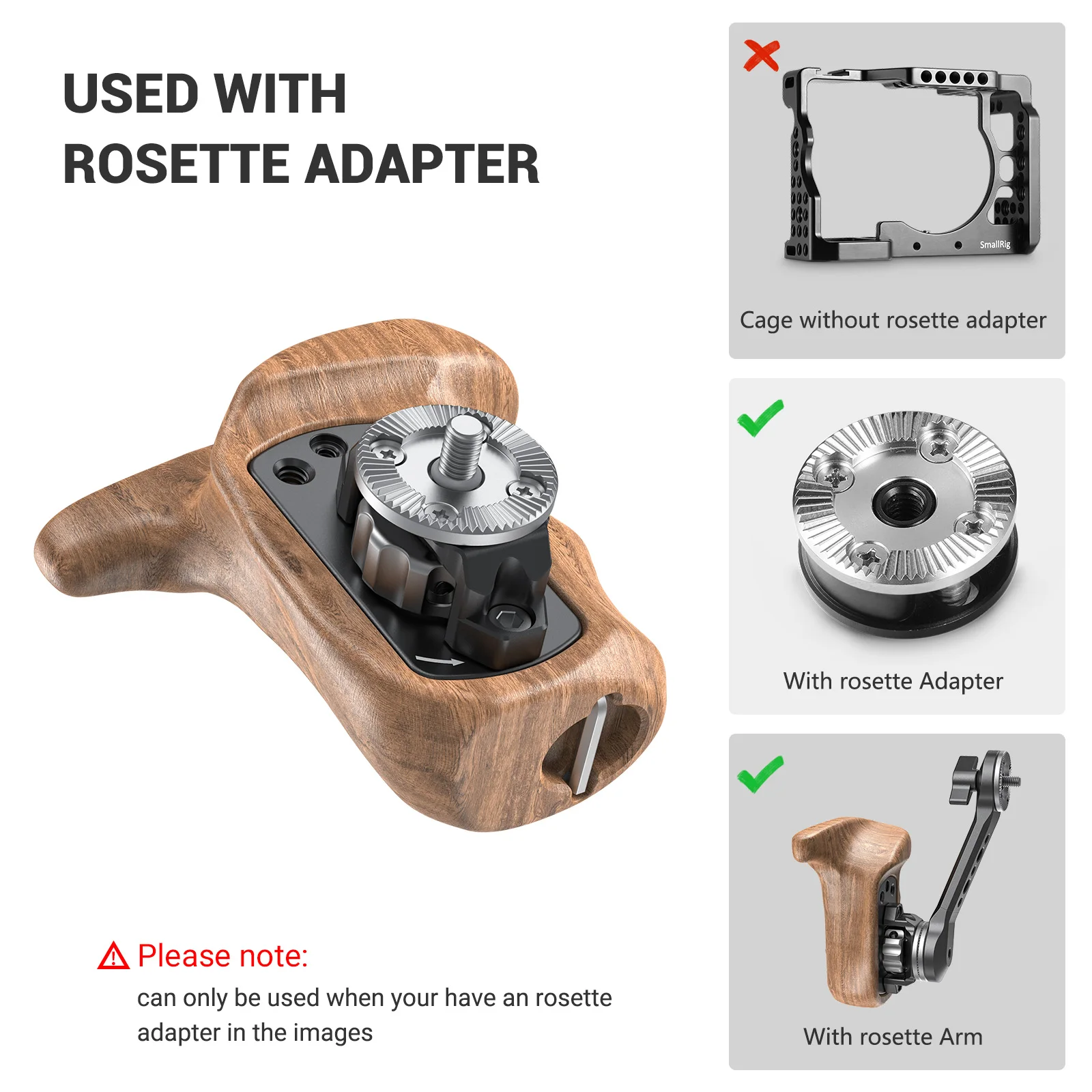 【中古品】CAMVATE 木製ハンドグリップ NATOレールロゼット延長アーム 左手用(中古品) 中古】 CAMVATE 木製ハンドグリップ NATOレールロゼット延長アーム (1