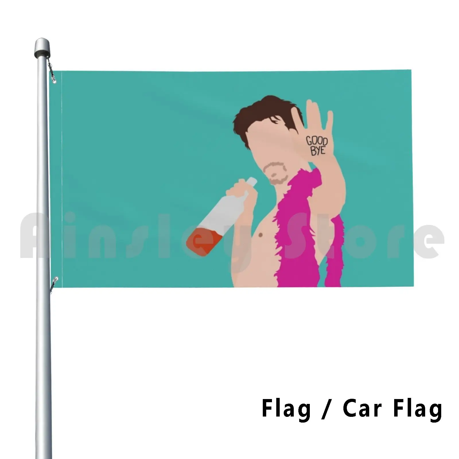 Klaus #00.04 Outdoor Decor Flag Car Flag The Umbrella Academy Hargreeves Luther Diego Allison Klaus The Boy Number