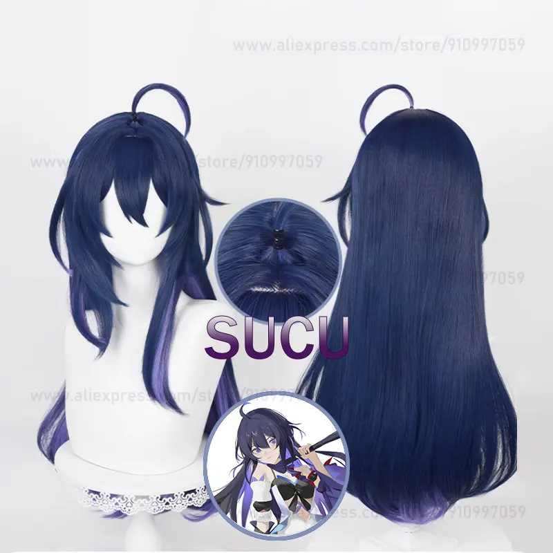 

Парик для косплея Game Honkai Star Rail Seele Vollerei, термостойкие искусственные волосы длиной 73 см, из аниме на Хэллоуин