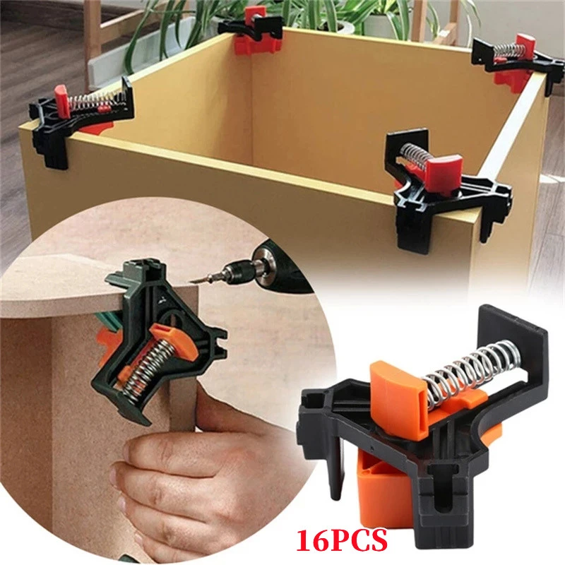 16CS Woodworking Clamp Set 60/90/120 Degrees Corner Clamp Wood Angle