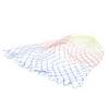 1PC 35/40/45/50/60 cm Rhombus Mesh Hole Depth Folding Nylon Landing Dip Net Nylon Fishing Nets Collapsible Fishing Tools 5