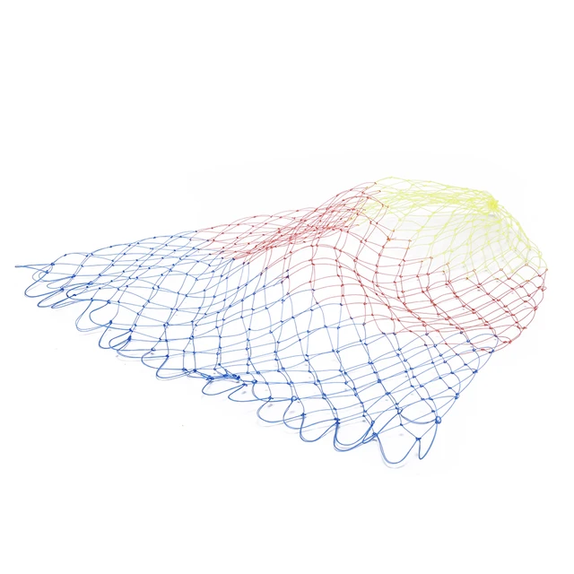 1PC 35/40/45/50/60 cm Rhombus Mesh Hole Depth Folding Nylon Landing Dip Net Nylon Fishing Nets Collapsible Fishing Tools 5