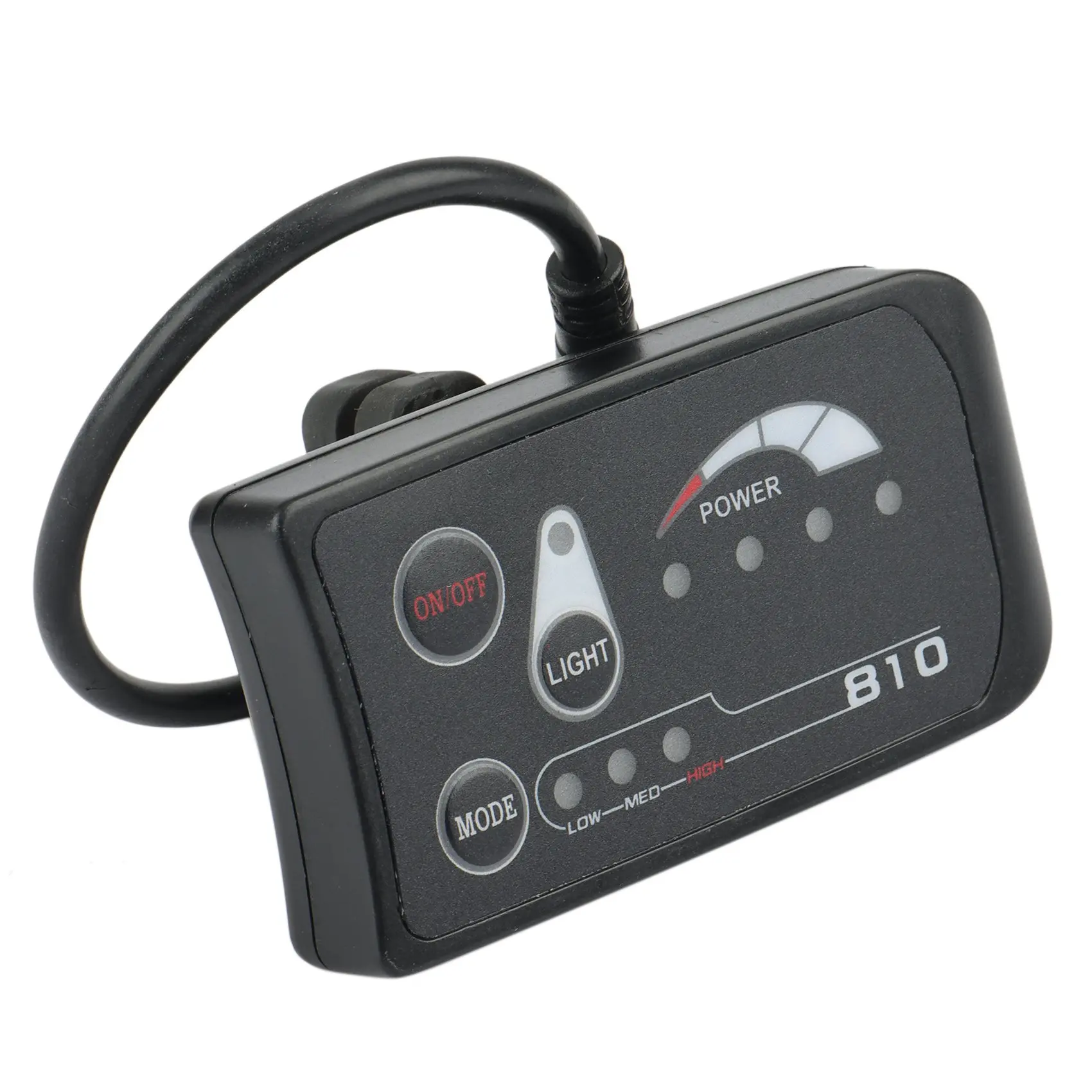 LED-Anzeigeanschluss 810 für Elektrofahrrad, Radfahren, Geschwindigkeitsmesser, zum Anschluss von E-Bike-Scheinwerfern und LED-Controller – Detail 4
