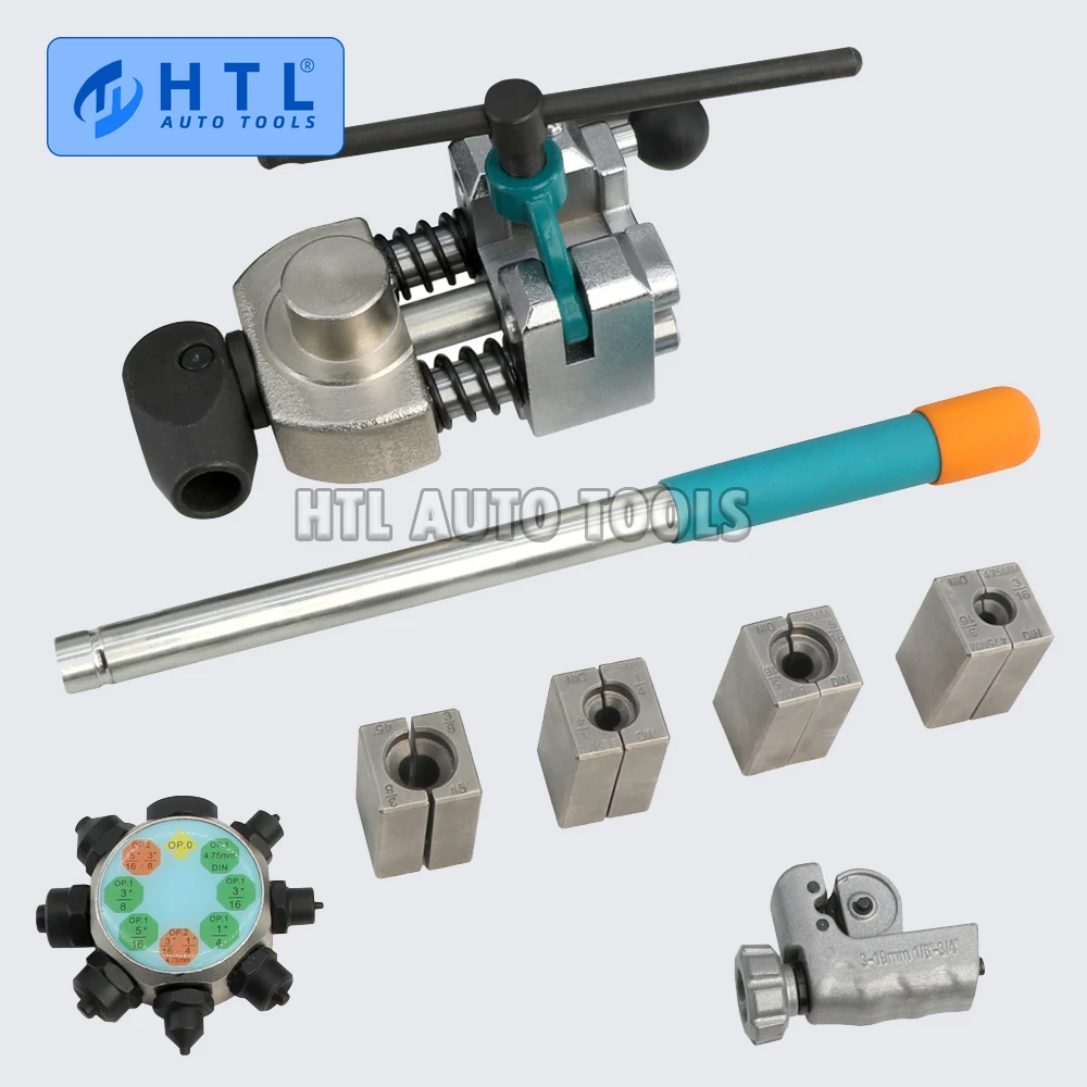 Tbest Attrezzo Per Svasatura Tubi Freni | Doppia E Singola Svasatura Per Tubi In Rame 3/16" E 1/4" - Foto 7