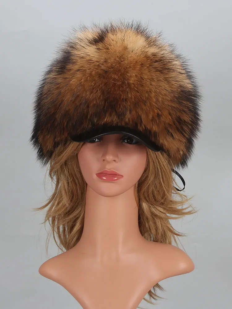 帽子 Real fur cap Amazon.com: Real Fur Airman Hat Unisex-Adult Weather Fox Fur
