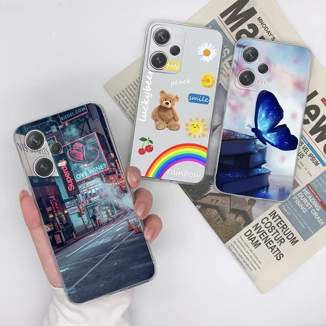 For Xiaomi Redmi Note 12 5G Case Marble Silicone Soft TPU Fundas Cases For Xiaomi  Redmi Note 12 Pro Plus Cover Shockproof Coque