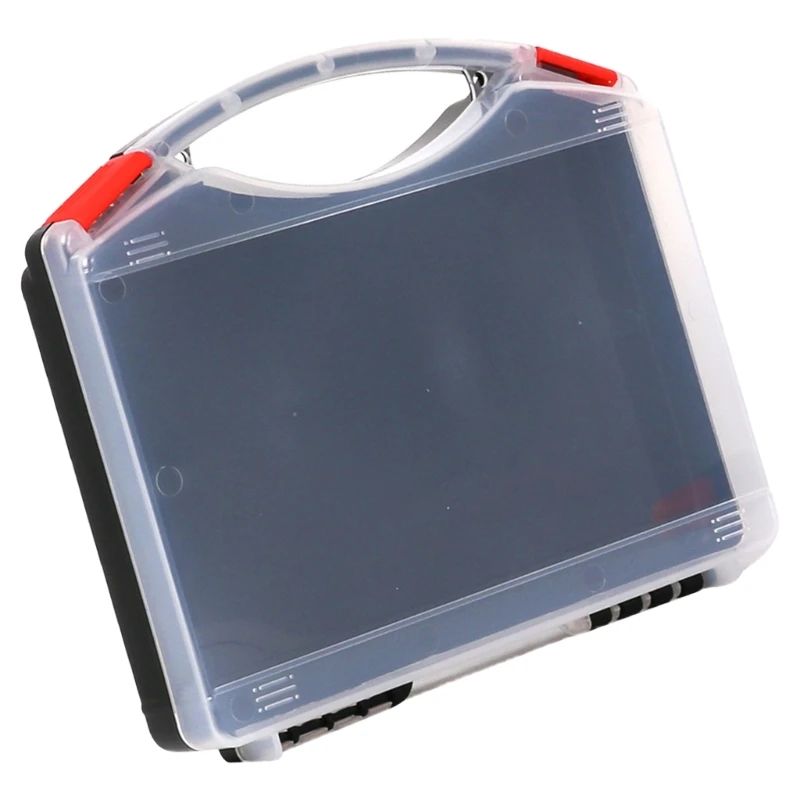 Clear Lid Small Parts Case Box Portable Hardware Storage Container 2