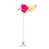 Cartoon Pet Cat Toy Stick Feather Rod Mouse Toy with Mini Bell Cat Catcher Teaser Interactive Cat Toy Kitten игрушки для кошек 5