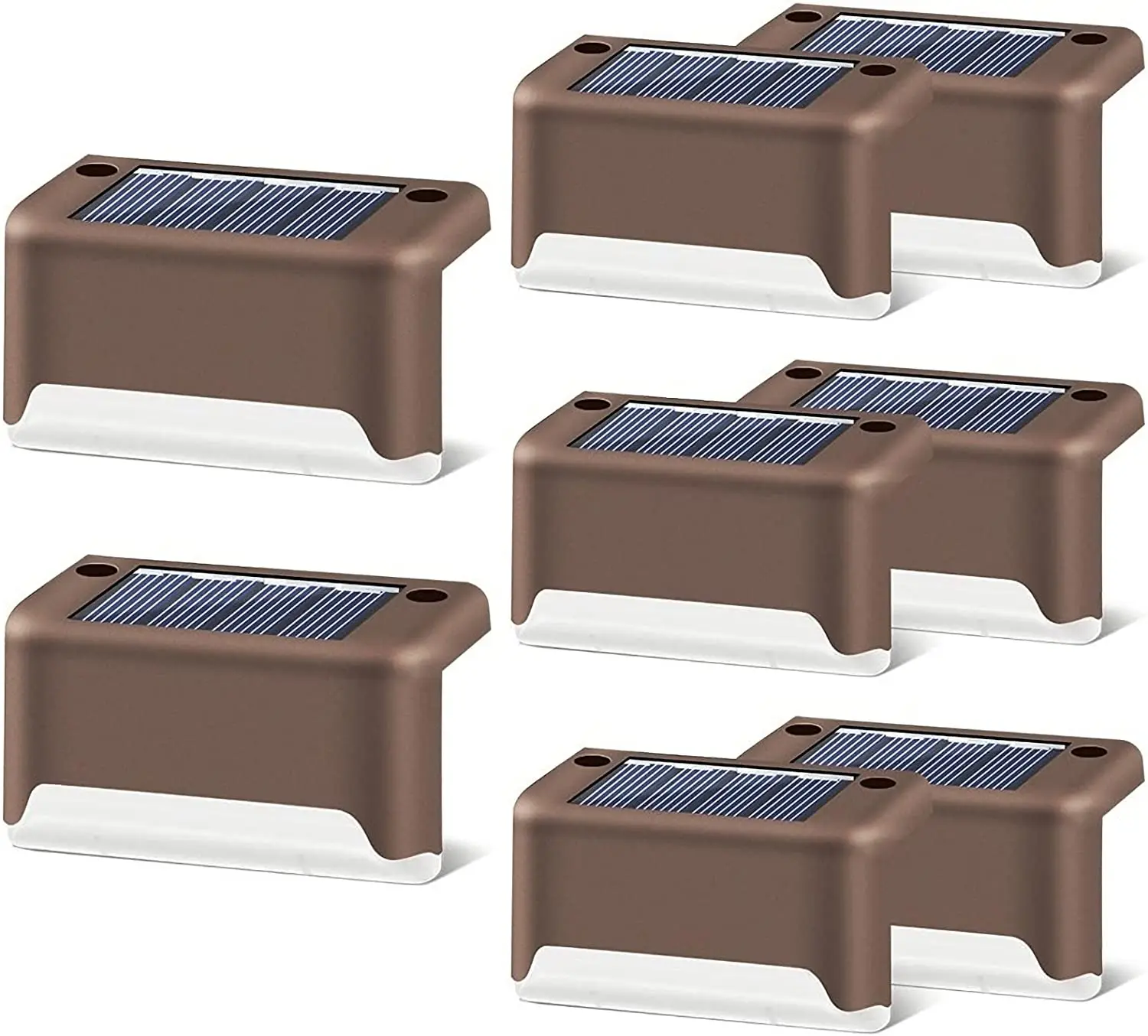 

Фонари для забора на солнечной батарее, уличные водонепроницаемые лампы для внутреннего дворика, лестницы, сада, дорожек, ступенчатого забора, колоды