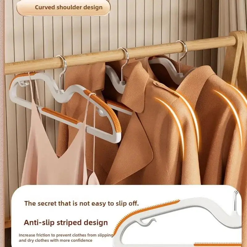 Short Neck Non Slip Plastic Hanger Image 6