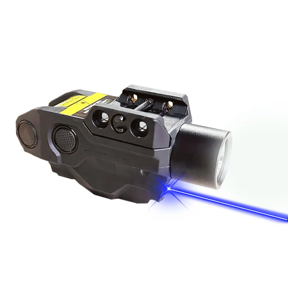 

Tactical Laser Sight Green LED Flashlight Strobe Light Combo Blue Dot Scope for Handgun Glock Pistol Airsoft Weapon Hunting