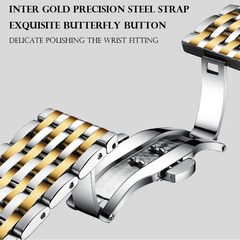 POEDAGAR كلاسيكي فاخر كوارتز رجل ساعة اليد الرياضة...