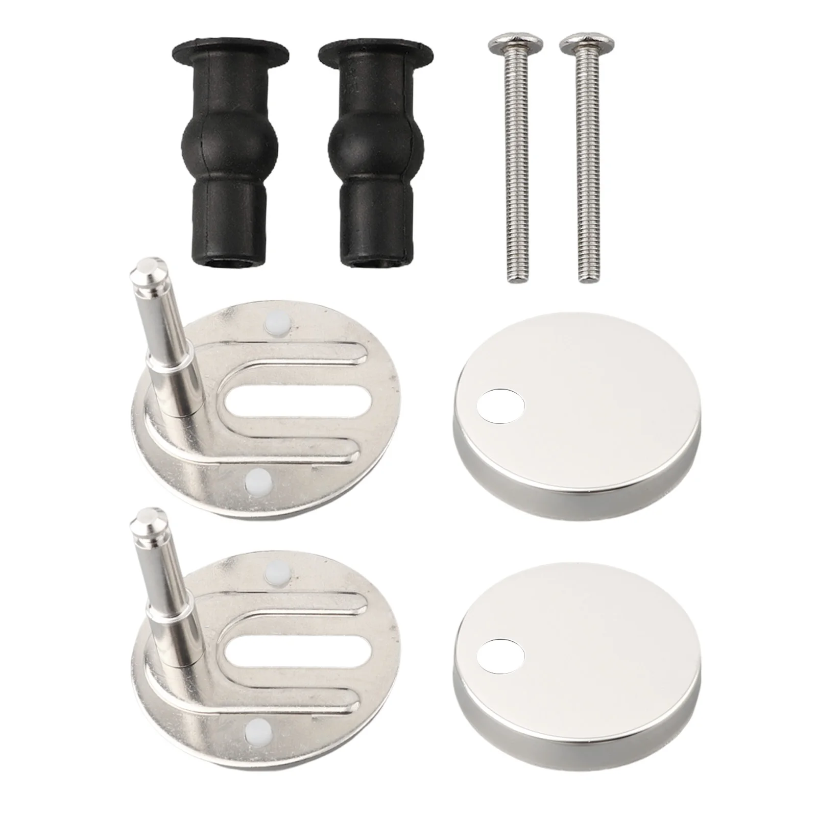 Toilet Seat Hinges Top Fix Hinge Mountings Replacement Release Quick Screws Kit For Toilet Bathroom Furniture Accessories 2Pcs