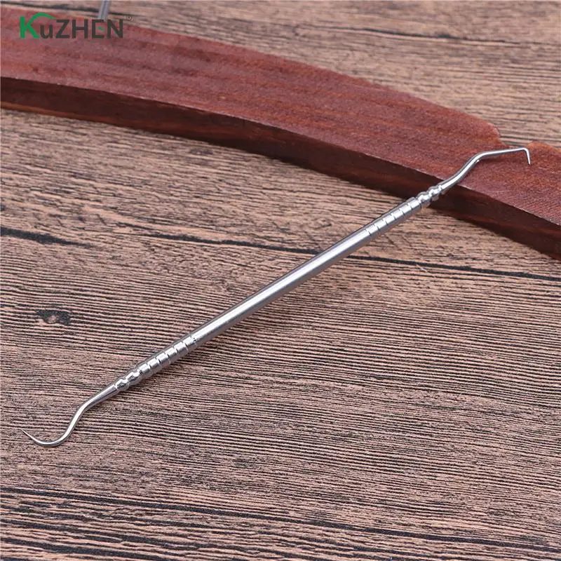 Stainless Steel Double Ends Dentist Teeth Clean Hygiene Explorer Probe