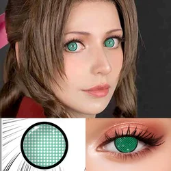Vibrant Anime Cosplay Colored Contact Lenses - Half Yearly Disposable Soft Lens for Parties and Halloween Eye Makeup (RY264)