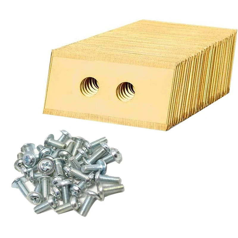 9 / 18 / 30pcs Lawn Robot Blade Plating Lawn Mover Replacement Blade