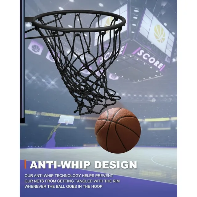New! high quality For 2023 Professional On-Court Quality Outdoor Indoor Standard Rim,Basketball Net Replacement 5