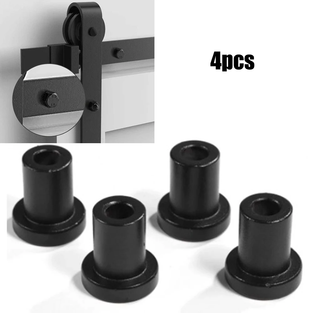4Pcs Sliding Barn Door Spacers Hardware Pipe Wall Track Spacer For Flat