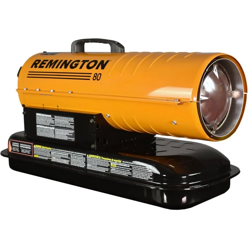 Remington 80,000 BTU Diesel/Kerosene Heater | For Warehouses, Construction, Garages, Barns and Workshops (REM-80T-KFA-O) 5