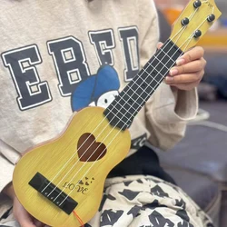 Kids' Beginner Guitar Puzzle and Musical Instrument Toy (17in khaki)