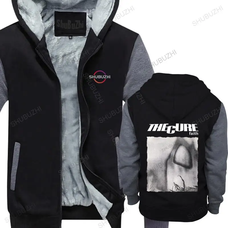 Nuovo Arrivato Cool Men Zipper Cure Logo Shirt Robert Smith Bauhaus Siouxsie And The Banshees Poster Felpe Con Cappuccio Uomo Autunno Inverno Felpa Co