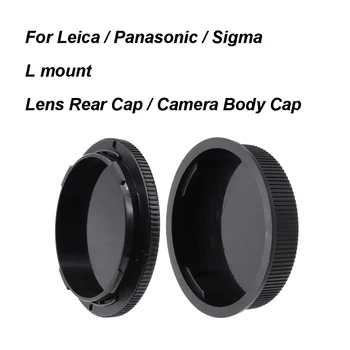 Per attacco L Copriobiettivo posteriore o tappo corpo fotocamera o set di tappi Copriobiettivo in plastica per Leica TL SL CL Panasonic S1 S5 Sigma FP FPL